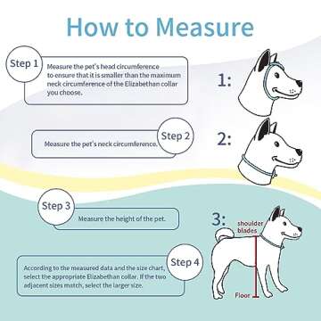Adjustable Soft Dog Cone for Large Dogs - Comfortable Recovery