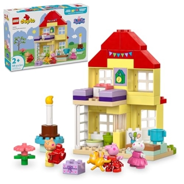 LEGO DUPLO Peppa Pig Birthday House Playset - Fun Educational Toy for Kids!