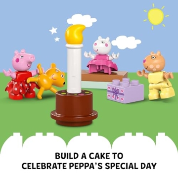 LEGO DUPLO Peppa Pig Birthday House Playset for Toddlers