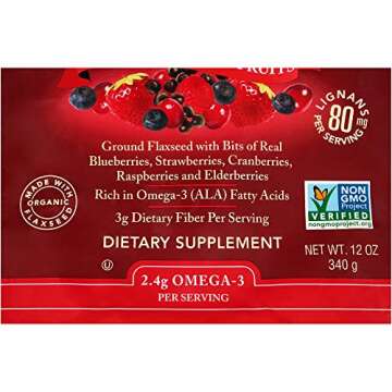 Spectrum Essentials Ground Flaxseed with Mixed Berries, 12 Oz
