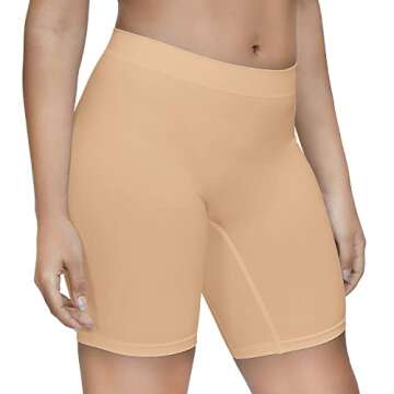 SIMIYA Slip Shorts for Women, Smooth Seamless Slip Shorts for Under Dresses, Stretch Workout Yoga Biker Shorts