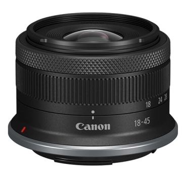 Canon RF-S 18-45mm f/4.5-6.3 Lens and Accessories