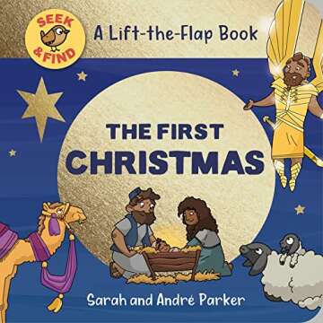 Seek & Find Christmas Lift the Flap Book (Fun interactive Christian book to gift kids ages 1-3/ todd...