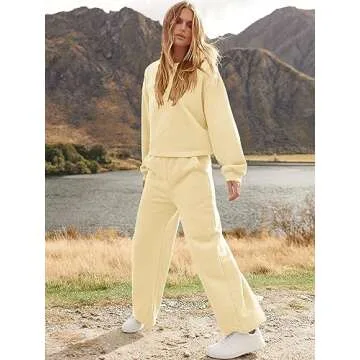 Stylish ANRABESS Women’s Two Piece Loungewear Set