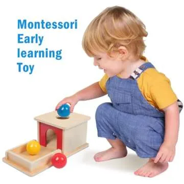Adena Montessori Wooden Toy for Babies Aged 6-12 Months