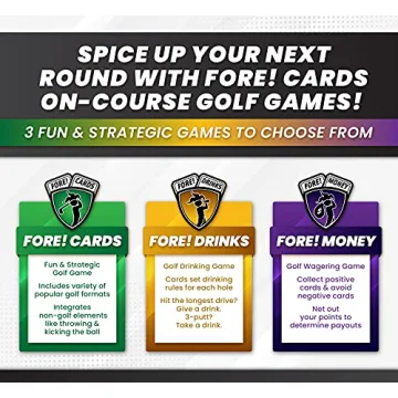 Fore! Cards 3 Game Bundle for Unforgettable Golf Fun