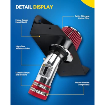 PHILTOP Universal Cold Air Intake Kit for Honda Civic