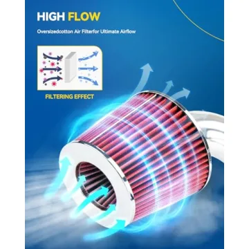 PHILTOP Universal Cold Air Intake Kit for Honda Civic