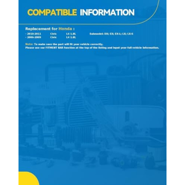 PHILTOP Universal Cold Air Intake Kit for Honda Civic