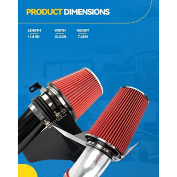 PHILTOP Universal Cold Air Intake Kit for Honda Civic