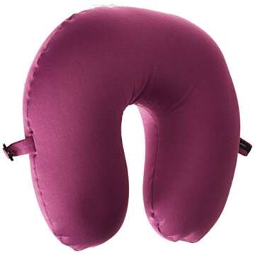 Design Go Bean PUR Travel Pillow, Purple