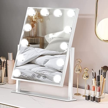 FUNTOUCH Dimmable LED Makeup Mirror for Glamour