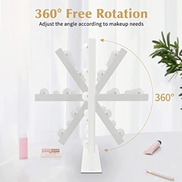 FUNTOUCH Dimmable LED Makeup Mirror for Glamour