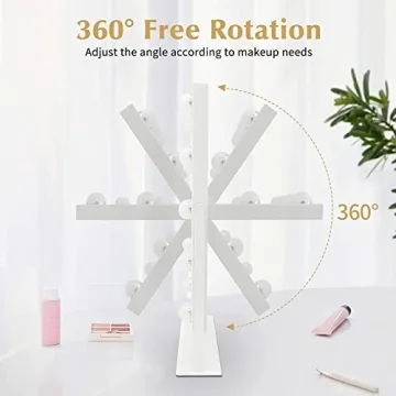 FUNTOUCH Dimmable LED Makeup Mirror for Glamour