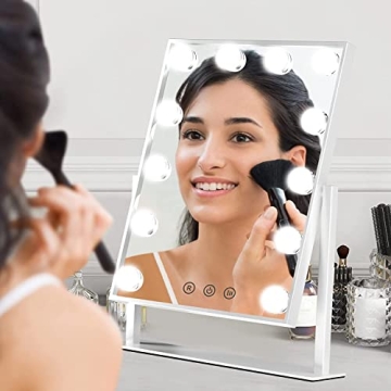 FUNTOUCH Dimmable LED Makeup Mirror for Glamour