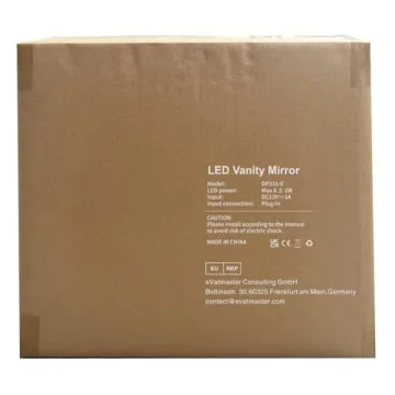 FUNTOUCH Dimmable LED Makeup Mirror for Glamour