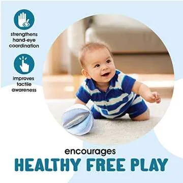 Montessori Baby Toys 0-6 Months | Baby Montessori Toys 0-6 Months | Texture Balls Baby | Plush Sensory Fabric Ball for Babies | 8 Different Sensory Material Fabric Ball | Early Development Stage Toys