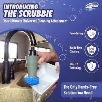 Scrubbie 2.0 Universal Cleaning Tool Kitchen Outdoor Home