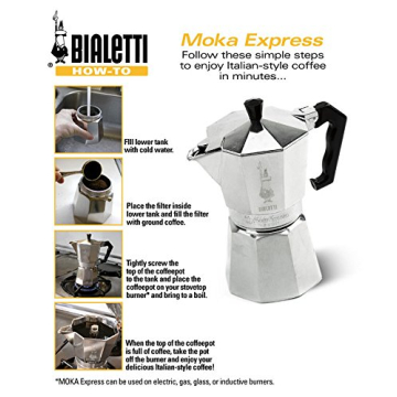 Bialetti Moka Express Stovetop Espresso Maker 9 Cups