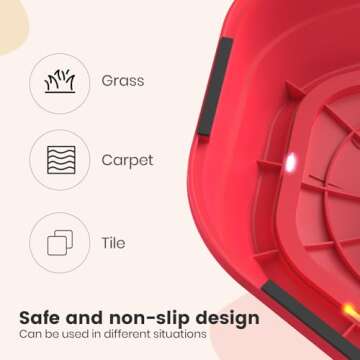 Holyton Music & Light up stepping stones for kids,5 pcs Stepping Stone,Non-Slip,Encourage Toddler Balance,toddler step stone,sensory stepping stones for 3 4 5 6 years old,Indoor & Outdoor Play