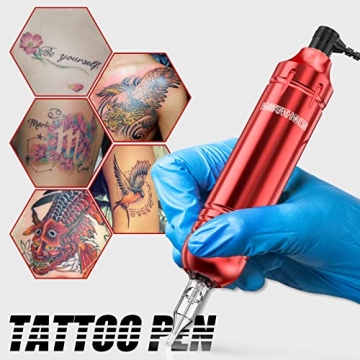 Wormhole Tattoo Kit Complete Tattoo Gun Set with 20 Inks