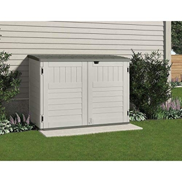 Suncast 5.9x3.7 Horizontal Stow-Away Storage Shed