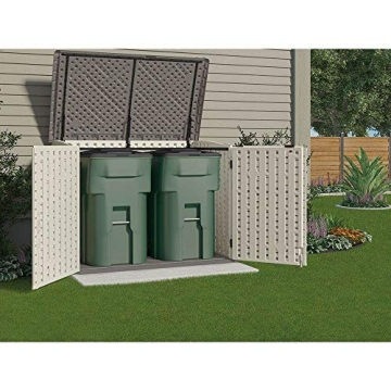 Suncast 5.9x3.7 Horizontal Stow-Away Storage Shed