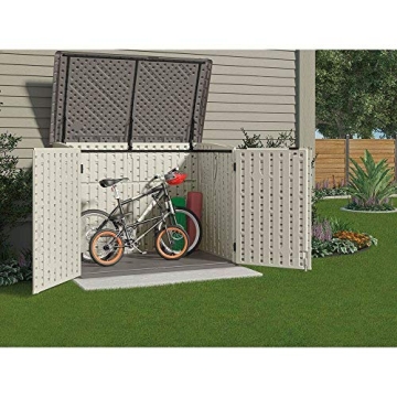 Suncast 5.9x3.7 Horizontal Stow-Away Storage Shed