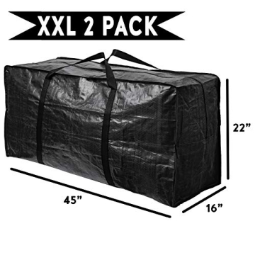 BAG-THAT! Jumbo Heavy Duty Storage Totes - 2 Pack