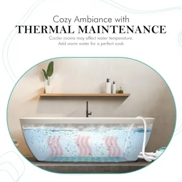 SereneLife Bubble Bath Mat for Ultimate Spa Relaxation