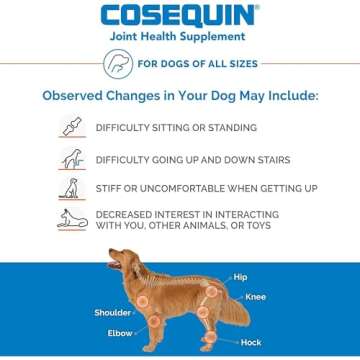 Cosequin MSM Joint Health Supplement for Dogs - 180 Chewable Tablets