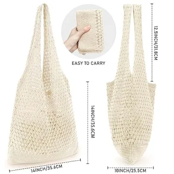 Stylish hatisan Crochet Beach Bag for Women