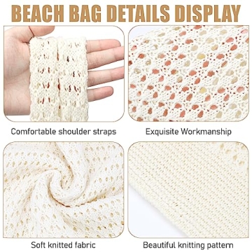 Stylish hatisan Crochet Beach Bag for Women