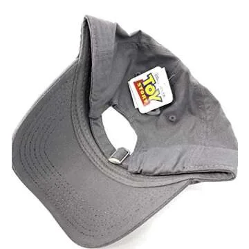 Men's Toy Story Logo Grey Baseball Cap Hat for Fans