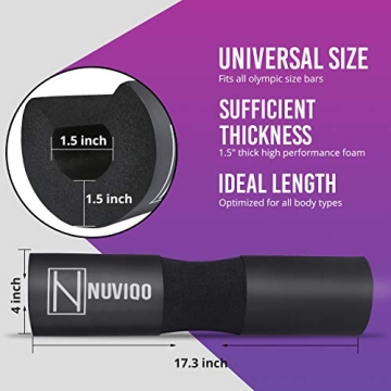 Cushioned Barbell Pad for Safe Weightlifting Sessions