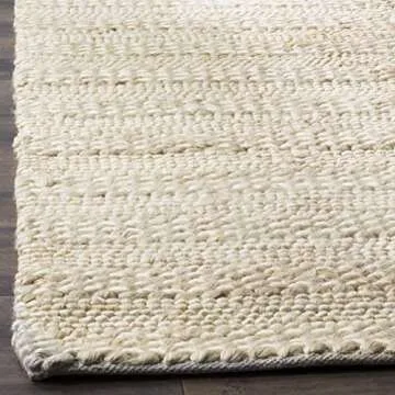 Handmade Natural Fiber Area Rug 8' x 10' for Living Spaces