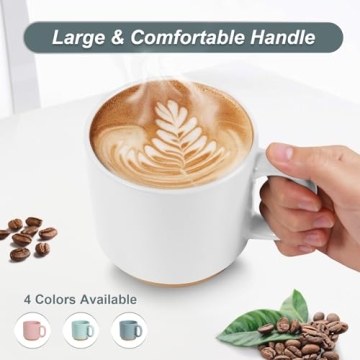 Senwako Large Coffee Mug with 21 oz Capacity