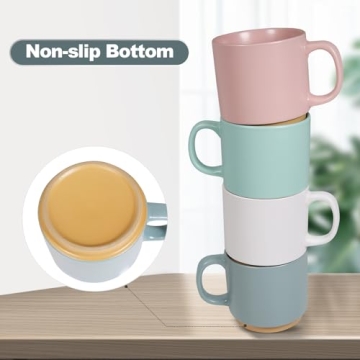 Senwako Large Coffee Mug with 21 oz Capacity