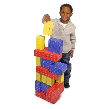 Melissa & Doug Jumbo Cardboard Building Blocks Set