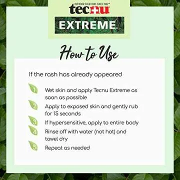 Tecnu Extreme Poison Ivy & Oak Scrub, 4 Oz, Removes Poisonous Plant Oils That Cause Rash and Itching, Poison Ivy and Poison Oak Urushiol Oil Remover for Itchy Skin Relief, Cleanses & Calms