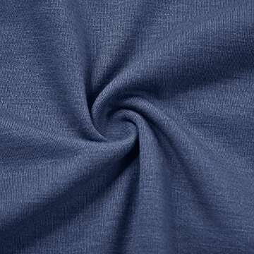 MITILLY Women's Summer Short Sleeve V Neck Button Down Casual Tunic Dress with Pockets Medium Dark Blue