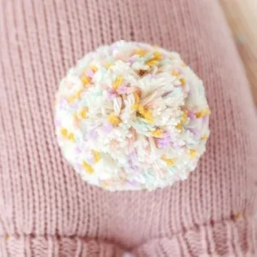 Hand-Knit Harper The Bunny Doll Feeds 10 Kids Fair Trade