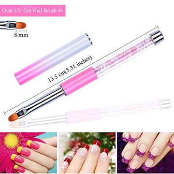 Ycyan Nail Art Brushes Set for Professional Designs