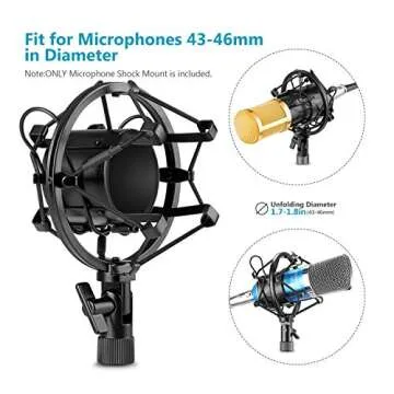 Neewer 45MM Shock Mount for 43MM-46MM Microphones