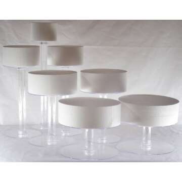 Elegant 7 Tier Wedding Cake Stand for Stunning Displays