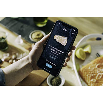 Yummly Smart Meat Thermometer with Wireless Bluetooth Connectivity, Black