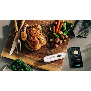 Yummly Smart Meat Thermometer with Wireless Bluetooth Connectivity, Black