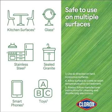 Clorox Plant-Based Disinfecting Wipes, Household Essentials, Lemon Zest 1/3x75ct ecom