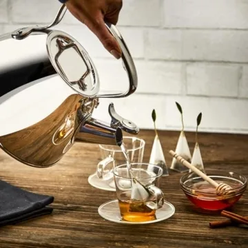 All-Clad Stainless Steel Whistling Tea Kettle 2 Quart