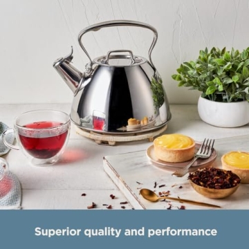 All-Clad Stainless Steel Whistling Tea Kettle 2 Quart
